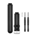 BLACK AND GRAY SILICONE WATCH BAND