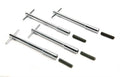 Valve Cover T-Bar Wing Bolts with 5/16-18 Threads T-Bar Style Wing bolt For Valve Covers. Set of 4 pieces. 5/16 -18 threads x 5-3/8 Inch Long Mr Gasket