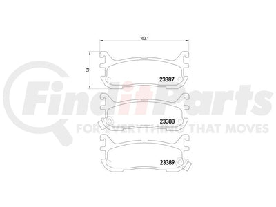 BRAKE PAD SET DISC BRAKE 8DB