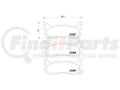 BRAKE PAD SET DISC BRAKE 8DB
