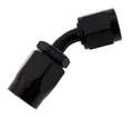 Fragola -4AN x 45 Degree Pro-Flow Hose End - Black