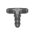 Fragola -3AN Bulkhead Tee - Black