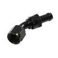 Fragola -8AN 45 Degree EZ Street Hose End Black