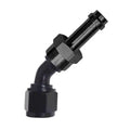 Fragola -8AN 45 Degree EZ Street Hose End Black