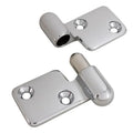 CHROME BRASS TAKE-APART HINGE LEFT