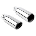 12IN SUV RESONATED ANGLE SS EXHAUST TIP 2.25IN ID / 4.00IN OD