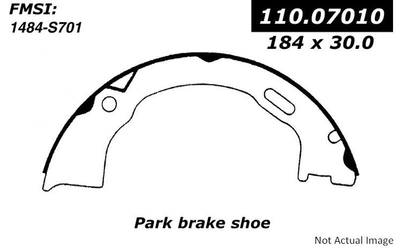 CENTRIC BRAKE SHOES