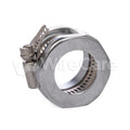 Fragola -20AN EZ Clamp - Chrome