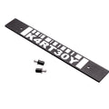 Kartboy Front License Plate Delete - Black