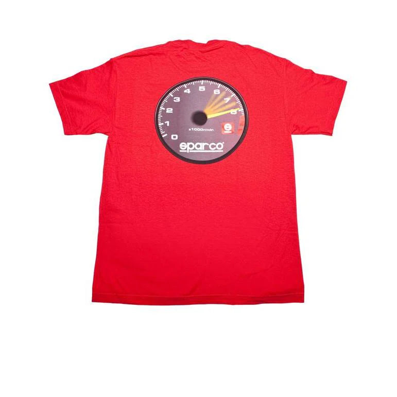 Sparco T-Shirt Tach Blk Med