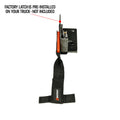 BuiltRight Industries 09-20 Ford F-150/Raptor (09-14 SuperCrew Only) Rear Seat Release - Black Strap
