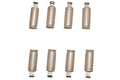 Moroso GM LS Spark Plug Wire Set Heat Shields - Aluminum - 8 Pack