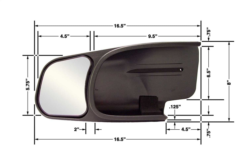 9907 GM LD/SUB/TAH/YUK TOW MIRROR (DRIV)