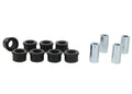 Control arm - lower front inner bushing 4 Shell Bushings 4 Tubes Grease