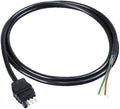 4FLAT TRAILER END CONNECTOR 14FT JACKETED CABLE