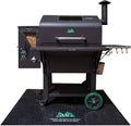 BBQ FLOOR MAT; 48 X 36 COVERAGE AREA FLAME & HEAT RESISTANT NONSLIP DIAMOND PATTERN WATER PROOF