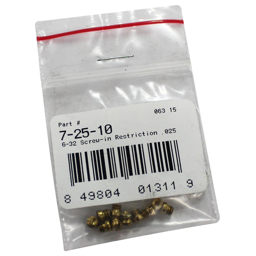 632 SCREWIN RESTRICTION .025