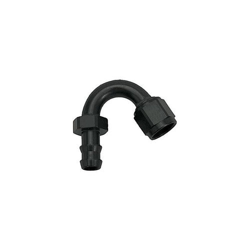 12 150 DEGREE AN/JIC HOSE END PUSH LOCK BLACK