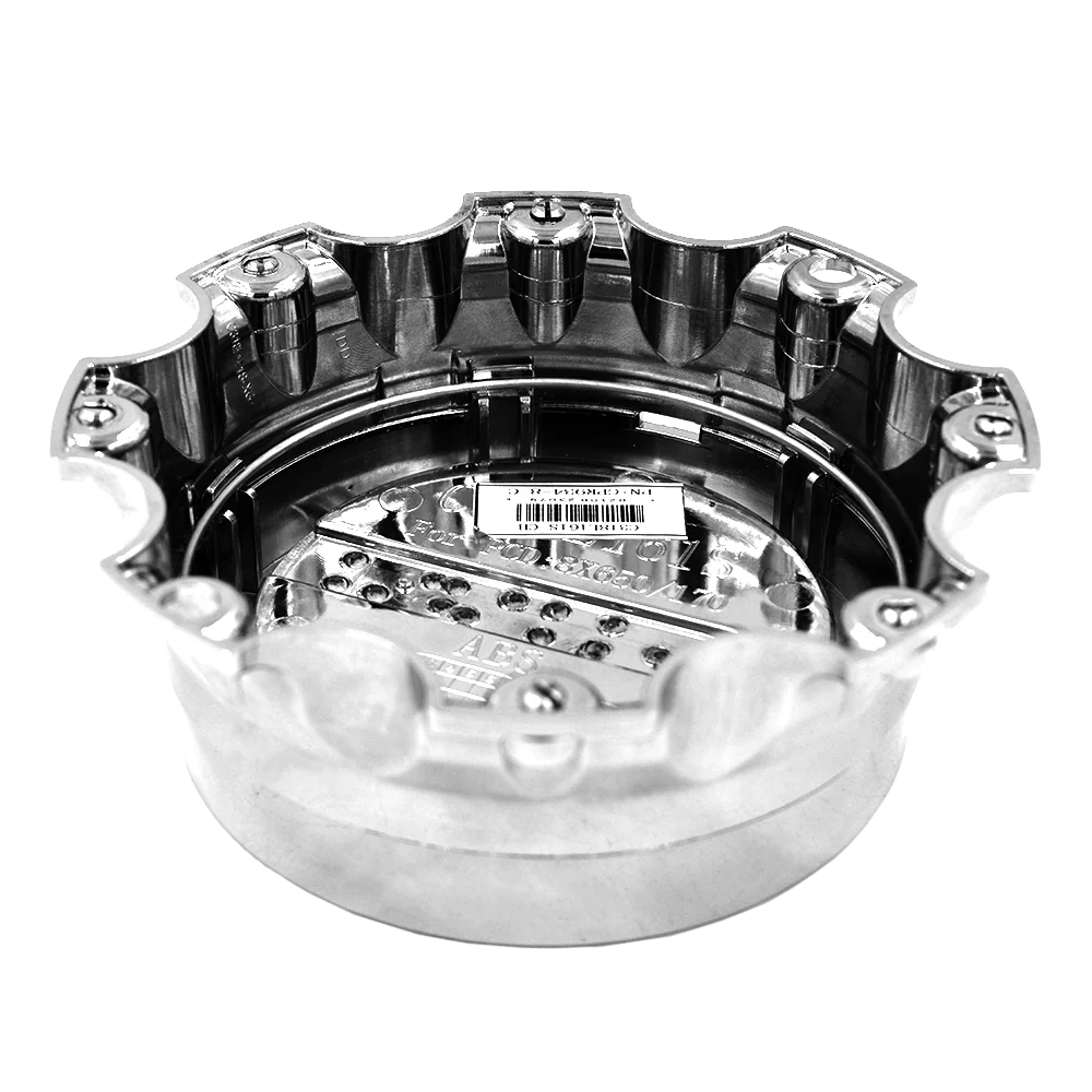 RACELINE 938 939 CHROME CAP FITS 8X165 8X170(CS-M8-1X10-SS)
