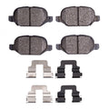 DFC 09-19 Fiat 500E Rear 4000 HybriDynamic Brake Pads and Hardware Kit