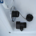 WASHDOWN FITTING - CHROME FLANGE