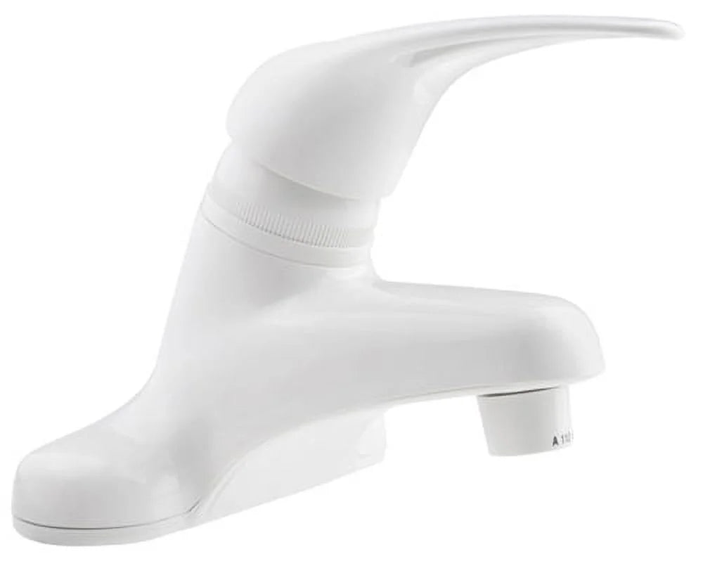 SINGLE LEVER RV LAVATORY FAUCET WHITE