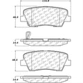 PREMIUM CERAMIC BRAKE PADS SHIMS AN