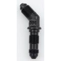 Fragola -10AN x 45 Degree Bulkhead - Black