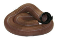 EZ FLUSH HD DRAIN HOSE 20FT WITH T1024 BRONZE BAGGED