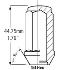 LUG-BLG 1.75 3/4-M14 1.5