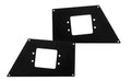 BR5/BR10 Front Light Plates (3x3 Flush Mount) Textured Black 2010-2010 Dodge Ram 2500/3500 2011-2016 Ford F-250/F-350 Go Rhino