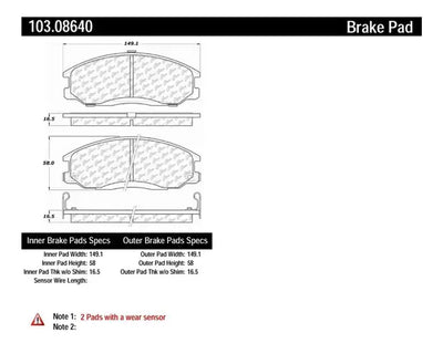 C-TEK Ceramic Brake Pads