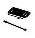 BLACK ACRYLIC FRESH FOOD DR PANEL FOR N14 MODELS (2 REQUIRED PER REFRIGERATOR)