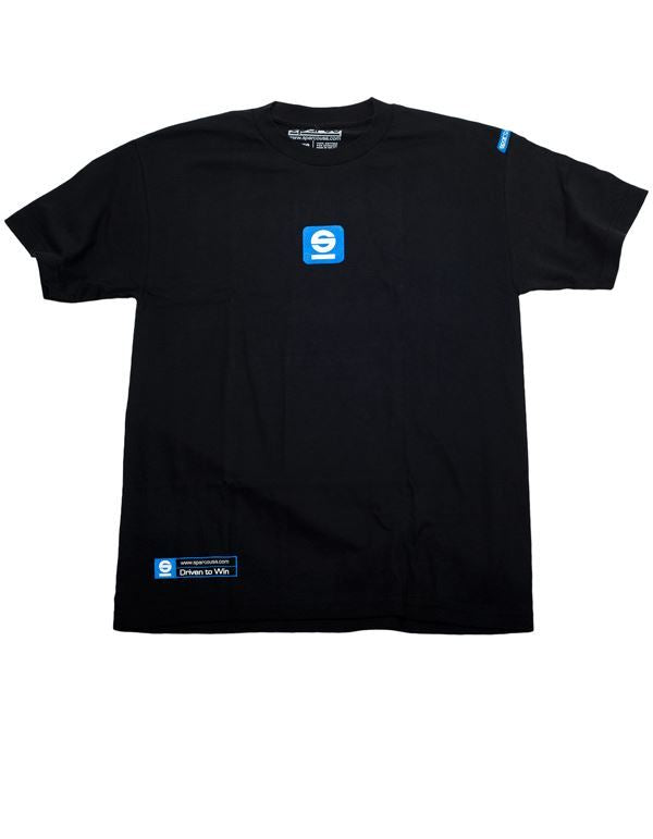 Sparco T-Shirt Tach Tri Black LRG