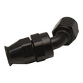 DeatschWerks 8 AN Female Flare Swivel (Incl Ferule/Olive) 60-degree Hose End PTFE anodized DW titanium