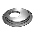 K&N Metal Base Plate 14in OD 5-1/8in Flange Chrome Finish