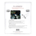 Spectre Stainless Steel Flex Fuel Line 3/8in. ID - 3ft. w/Chrome Clamps