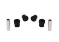 Control arm - lower inner rear bushing 2 Bushings 2 Tubes Install Guide Grease