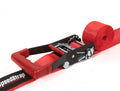 SpeedStrap 2In x 10Ft Ratchet Tie Down w/ Twisted Snap Hooks - Red