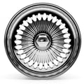 Polished Radiator Cap Circle Style 16lb.