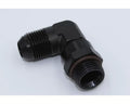Fragola -6AN x 3/4 - 16 (8) 90 Degree Swivel - Black