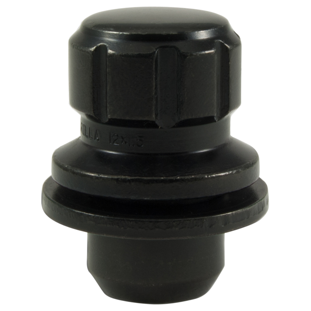 12MM X 1.50 TOYOTA MAG WITH WASHER (BLACK CHROME) FIVE (5) LOCK SETS (BAGGED)