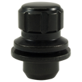 12MM X 1.50 TOYOTA MAG WITH WASHER (BLACK CHROME) FIVE (5) LOCK SETS (BAGGED)
