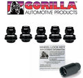 12MM X 1.50 TOYOTA MAG WITH WASHER (BLACK CHROME) FIVE (5) LOCK SETS (BAGGED)