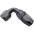Fragola -4AN x 90 Degree Pro-Flow Hose End - Black