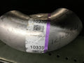 ELBOW 90 DEGREE 4IN DIA. ODOD 4 1/2IN 4 1/2IN LGTH 4 1/2IN CLR ALUMINIZED