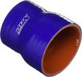 HPS Performance 2-3/8 - 2.75 ID 3 Long High Temp 4-ply Reinforced Silicone Reducer Coupler Hose Blue (60mm - 70mm ID 76mm Length)