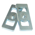 Lowering Blocks Pair 1 2in thick Stackable. 9 16in Pin