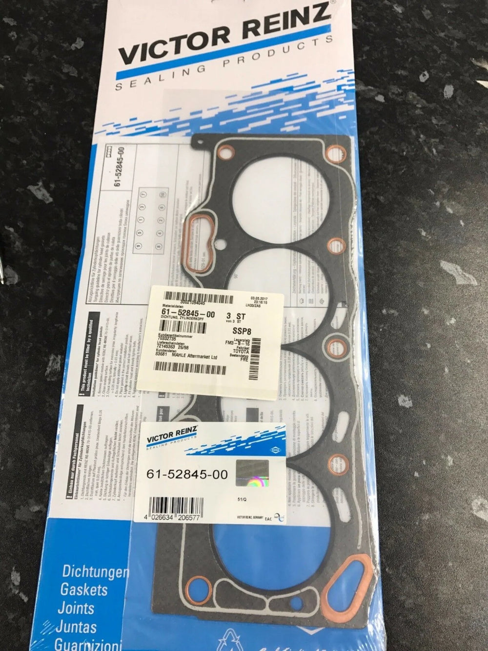 Engine Cylinder Head Gasket - 61-52845-00