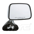 RH MIRROR RR VIEW DR MOUNT FOLDAWAY; W/VENT WINDOW; W/SINGLE GLASS; CHROME TOYOTA PICKUP 8995 CAPA